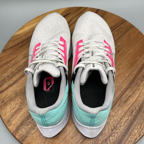 Nike Air Zoom Pegasus 34 Shoes Womens 11 White Running Comfort Walking Sneakers - Picture 5 of 8
